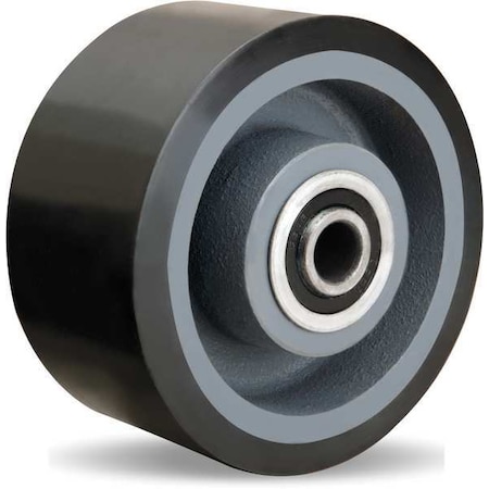 Zoro Select Caster Wheel, Polyurethane, 6 in., 2860 lb. W-630-DB70-3/4