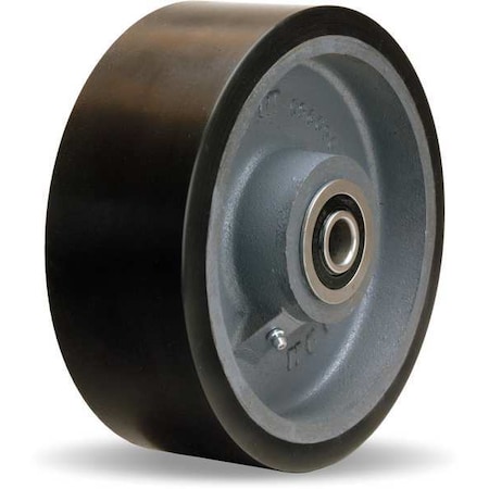 Zoro Select Caster Wheel, Polyurethane, 8 in., 3250 lb. W-830-DB70-3/4