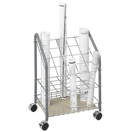 Safco Roll File, 20 Compartments, Mobile 3091