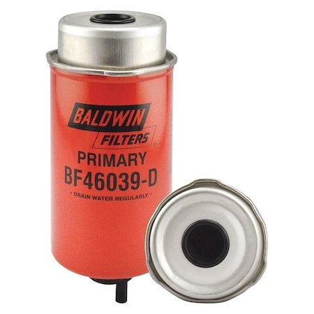Baldwin Filters Fuel/Water Separator, 7-3/4 in.L, Can-Type BF46039-D