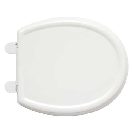 American Standard Toilet Seat With Cover, Solid Polypropylene, Round, White 5345110.020