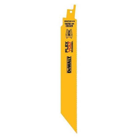 Dewalt 8" L x General Purpose Cutting Reciprocating Saw Blade DWAFV481418