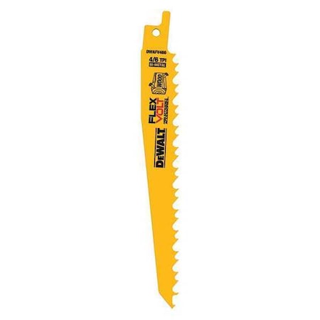 Dewalt 6" 4/6TPI Recip Blade-5PK DWAFV466