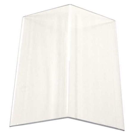 Pawling Corner Guard, Smooth, Clear, 135 Deg., 2-1/2"W X 48"H CG-19-4-132