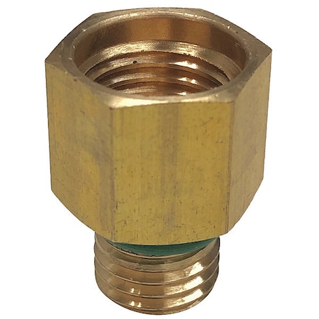 Airsept A/C Hose Adapter Coupler, Brass, 1-1/2" L 72152