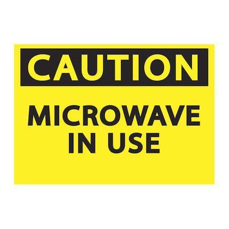 Zing Caution Sign, 7 in H, 10 in W, Plastic, Rectangle, 1909 1909