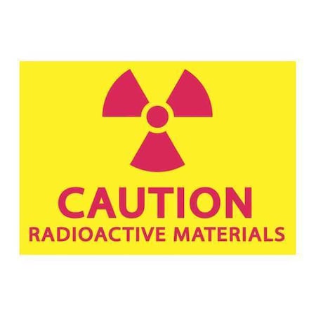 Zing Radiation Sign, 7 in H, 10 in W, Plastic, Rectangle, 1929 1929