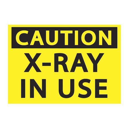 Zing Radiation Sign, 7 in H, 10 in W, Plastic, Rectangle, 1936 1936