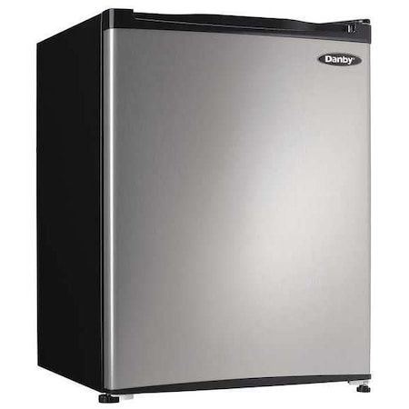 Danby Compact Refrigerator, 2.3 cu ft 17-5/8"D DAR022A1SLDB