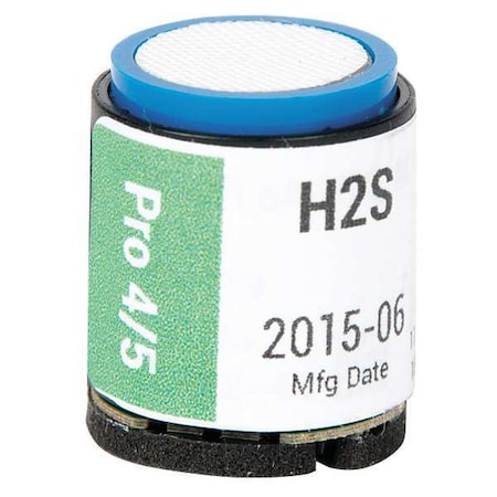 Industrial Scientific Large Replacement Sensor, H2S 17155306-2