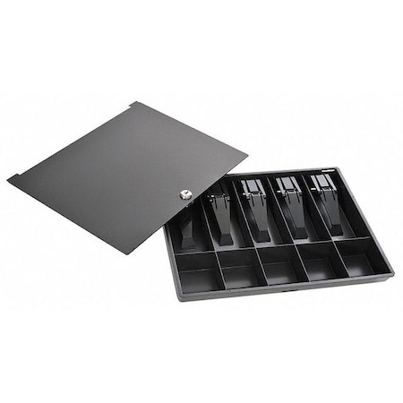 Buddy Products Cash Box, Plastic, Wafer Tumbler Lock 0544-4