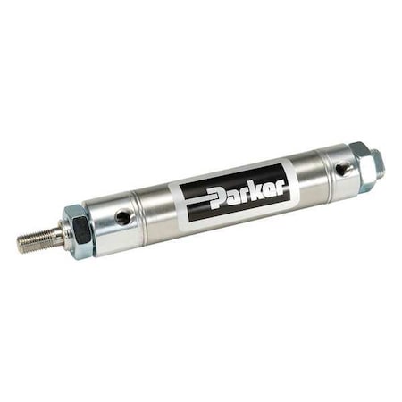 PARKER Air Cylinder, 1 1/16 in Bore, 3 in Stroke, Round Body Double Acting 1.06DXPSR03.00