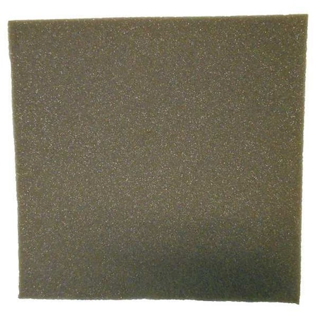 Singer Safety Acoustic Foam, 0.95 NRC, Polyurethane Foam, 4 1/2 ft W, 10 ft L, 1 in Thick, Gray 15016954-10