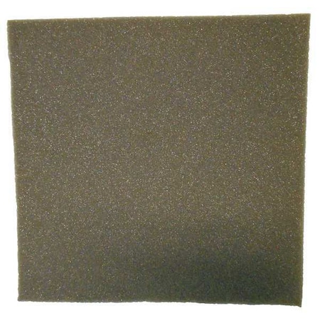Singer Safety Acoustic Foam, 0.95 NRC, Polyurethane Foam, 4 1/2 ft W, 50 ft L, 1 in Thick, Gray 15016954-50