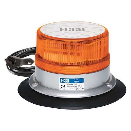 Ecco Beacon Light, Aluminum, 3-29/32" H 7160A-VM