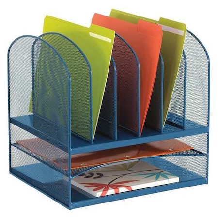 Safco Desktop Organizer, 11-1/2"D 3255BU