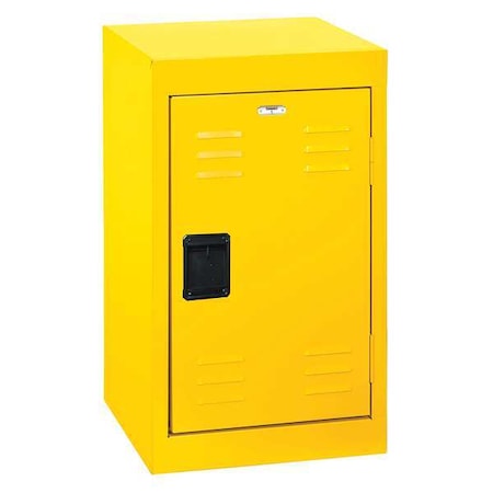 Sandusky Lee Wardrobe Locker, 15 in W, 15 in D, 24 in H, (1) Tier, (1) Wide, Yellow LF1B151524-EY