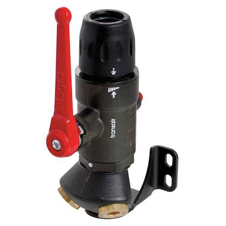 Transair Elbow, Brass, Push-Fit1/2in, NPT1/2in 6694 17 22GR