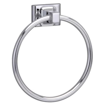 Taymor Towel Ring, Polished Chrome, Sunglow, 6 In 01-9404
