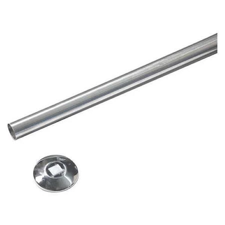 Taymor Rod Flanges, Bathroom, Polished Chrome, PR 01-9659