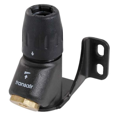 Transair Fitting, Brass, Black 6640 25 22GR