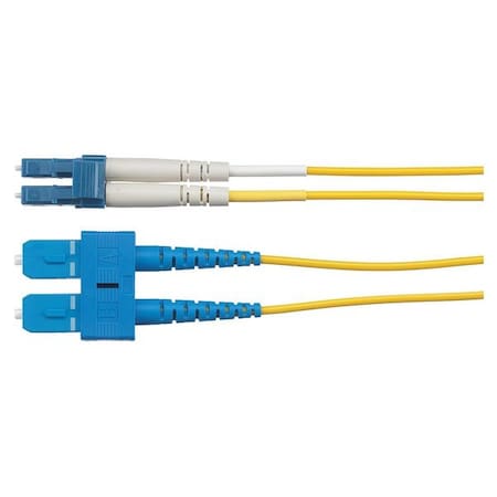 Hubbell Premise Wiring Fiber Optic Patch Cord, Yellow, 3.28 ft. DFPCLCSCS1SM
