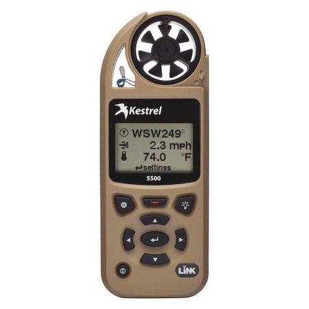 Kestrel Weather Meter, LCD, Desert Tan w/WiFi 0855LVTAN