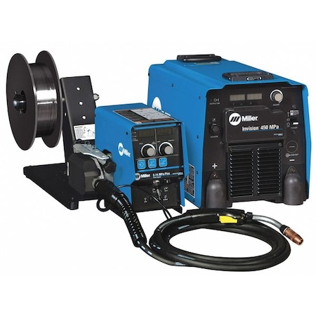 Miller Electric MIG Welder, Invision 450 MPa, Phase Three-Phase, 220/230/240V AC, 460V AC, 450A at 37V DC, 100% 951499