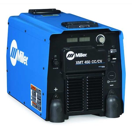 Miller Electric Multiprocess Welder, XMT 450 CC/CV, Phase Three-Phase , 220/230/240V AC, 460/480V AC 907481
