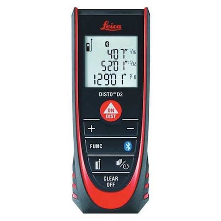 Leica Disto Laser Distance Meter, Up To 330 ft. Range D2