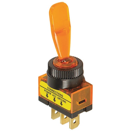 Battery Doctor Toggle Switch, SPST, Red, Panel Mount 20502