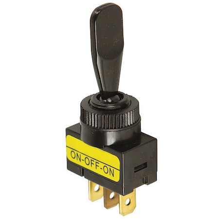 Battery Doctor Toggle Switch, 1/4" Male Terminal, Black 20507