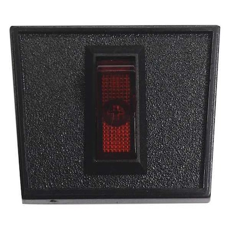 Battery Doctor Rocker Switch, SPST, Panel Mount, Red 20595