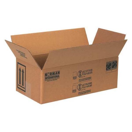 Partners Brand 10 1/4 in x 5 1/8 in x 6 3/16 in Paint Can Box, Kraft, Corrugate, Single Wall, 44 ECT, 25 PK HAZ1042