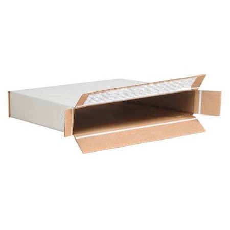 Partners Brand 10 7/8 in x 2 in x 12 1/4 in Self-Seal Side Loading Box, White, Corrugate, Single Wall, 32 ECT 10212SSFOL