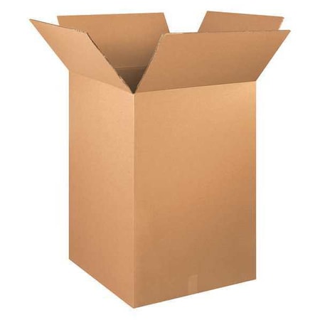 Partners Brand 24 in x 24 in x 48 in Double Wall Box, Kraft, Corrugate, Double Wall, 48 ECT, 5 PK HD242448DW