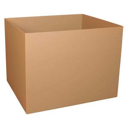 Partners Brand TripleWall Gaylord Bottoms, 48"x48"x36", Kraft, PK5 GL484836TW