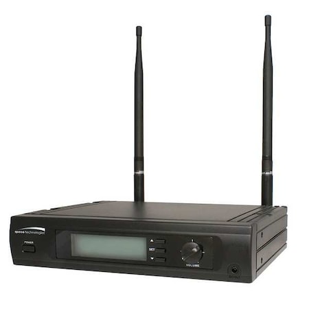 Speco Technologies Microphone Receiver, Wireless, LCD MUHF101