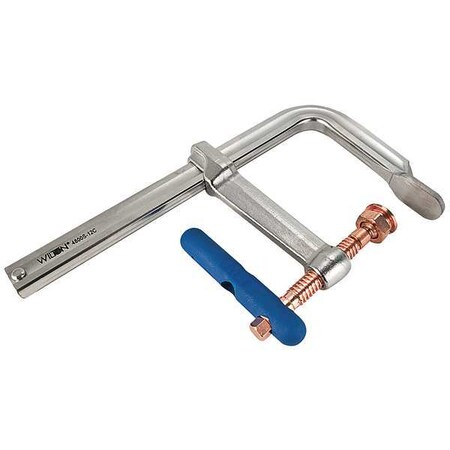 Wilton 12" F-Clamp with Copper-Plated Steel Handle and 7" Throat Depth 4800S-12C