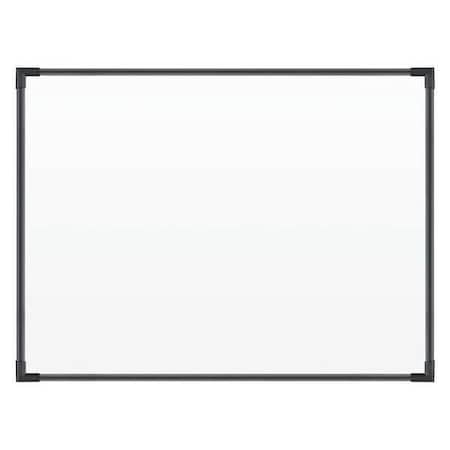 Best-Rite Dry Erase Board, Porcelain, 18 in, 24 in, Aluminum Frame, White, Gloss 2028A
