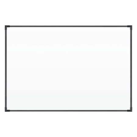 Best-Rite Dry Erase Board, Porcelain, 24 in, 36 in, Aluminum Frame, White, Gloss 2028B