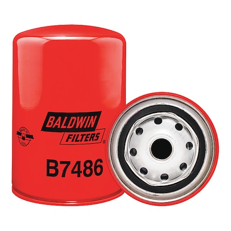 Baldwin Filters Oil Filter, Spin-On,  B7486