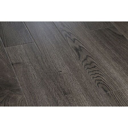 12mm Wire Brushed Laminate in Thunder Gray