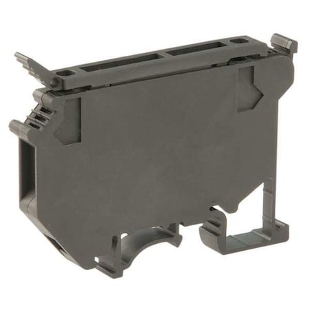 Schneider Electric Terminal Block, Fused Disconnect, 1 Pole, 12 A, 600 V AC, 10 AWG, Screw Termination, Black NSYTRV42SF5LD