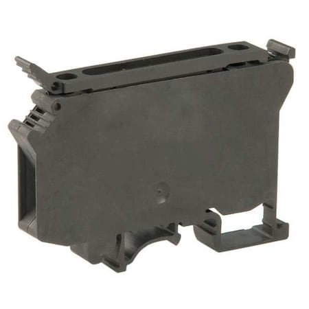 Schneider Electric Terminal Block, Fused Disconnect, 1 Pole, 10 A, 600 V AC, 8 AWG, Screw Termination, Black NSYTRV42SF6LA