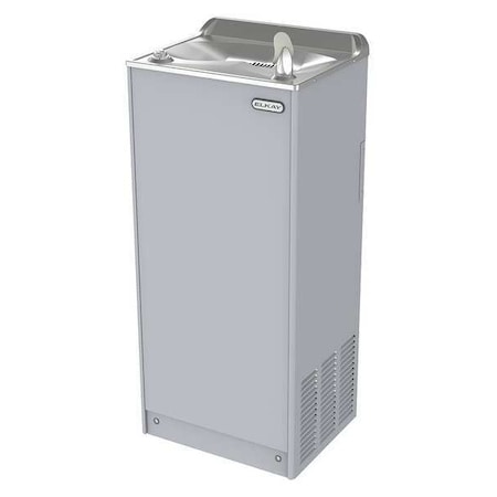 Elkay Floor Mount/Freestanding Drinking Fountain, 1 Level, 14 1/2 in D, 41 1/2 in H, 18 in W EFA8L1Z