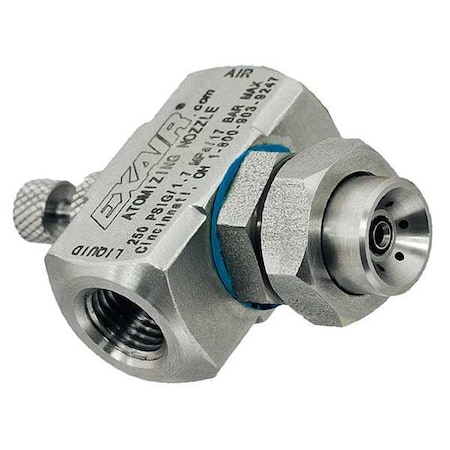 Exair Atomizing Spray Nozzle, 4.4 to 14.0 gph ER1030SS