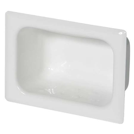 Bestcare Lig Resistant Soap Dish, Wht, 5x7x2-5/8In WH1832-PF