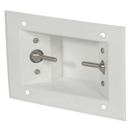 Bestcare Toilet Paper Holder, (1) Roll, White WH1845FA