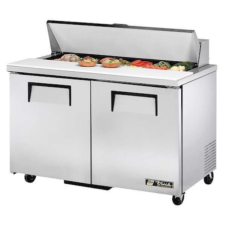 True Commercial Refrigerated Prep Table, 16.7cu ft. TSSU-48-12-HC